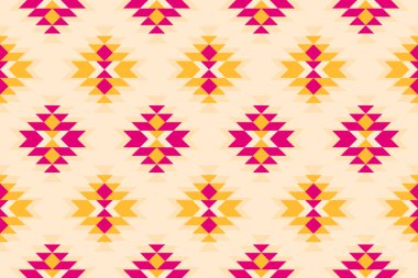 Geometrik etnik kalıplar geleneksel. Amerikan, Meksika tarzı. Kumaş etnik model sanat. Arkaplan, illüstrasyon, kumaş, giysi, halı, batik, nakış için tasarım.