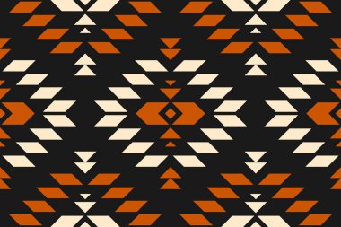 Soyut etnik Aztek geçmişi. Kabilesel olarak geometrik, pürüzsüz desen. Kumaş Meksika tarzı. Duvar kağıdı, illüstrasyon, kumaş, giysi, halı, tekstil, batik, nakış için tasarım.