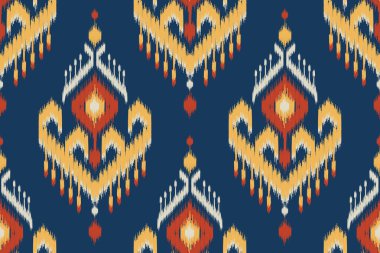 Kumaş, kabilesel olarak kusursuz bir desen. Doğal etnik stil halı. Folk nakışı. Arkaplan, giysi, halı, tekstil, batik için tasarım.