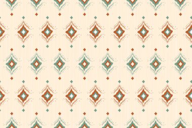 Kumaş, kabilesel olarak kusursuz bir desen. Doğal etnik stil halı. Folk nakışı. Arkaplan, giysi, halı, tekstil, batik için tasarım.