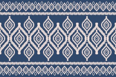 Güzel bir etnik kabile halısı. Aztek pürüzsüz desen. Kumaş halk nakışı. Ikat stili. halı, giysi, batik, motif için.