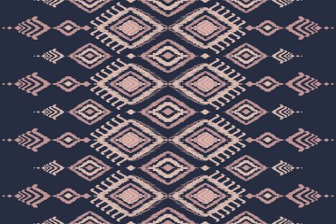 Kumaş, kabilesel olarak kusursuz bir desen. Doğal etnik stil halı. Folk nakışı. Arkaplan, giysi, halı, tekstil, batik için tasarım.