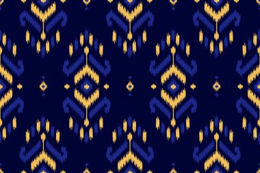 Kumaş, kabilesel olarak kusursuz bir desen. Doğal etnik stil halı. Folk nakışı. Geçmiş, giysi, halı, tekstil, batik için Amerikan ve Meksika Tasarımı.