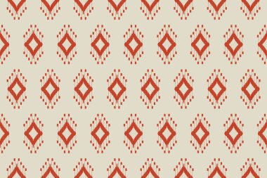 Kabiledeki etnik Ikat deseni kusursuz. halk nakışı, Amerikan, Meksika kumaşı, halı, tekstil, halı, giysi, batik, motif.