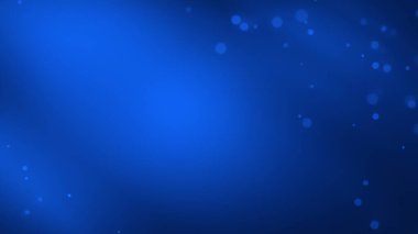Bokeh Noktalı Koyu Mavi Gradyan Arkaplanı