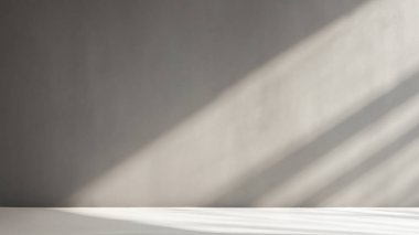 Tarafsız Gri Arkaplanda Yumuşak Işık ve Gölgeler