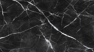 Beyaz damarlı kara mermer desenli taş arka plan