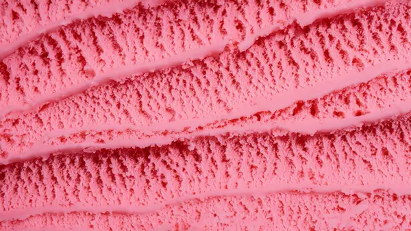 stock image Detailed Strawberry Ice Cream Texture with Streaks Background