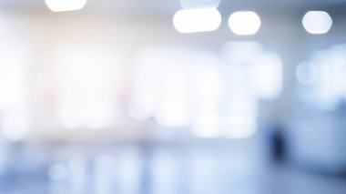 Parlak Bokeh Işıklı Yumuşak Bulanık Tıbbi Laboratuvar Arkaplanı