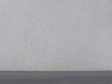 Minimalist Boş Dokulu Beyaz Duvar, Ürün Model İçin Karanlık Zemin Arkaplanı
