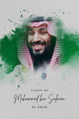 Prens Muhammed Bin Salman Al Suud Suudi Arabistan 'ın Veliaht Prensi Dijital Resim