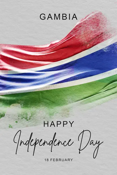 Gambia  Independence day banner, Social Media Design Template