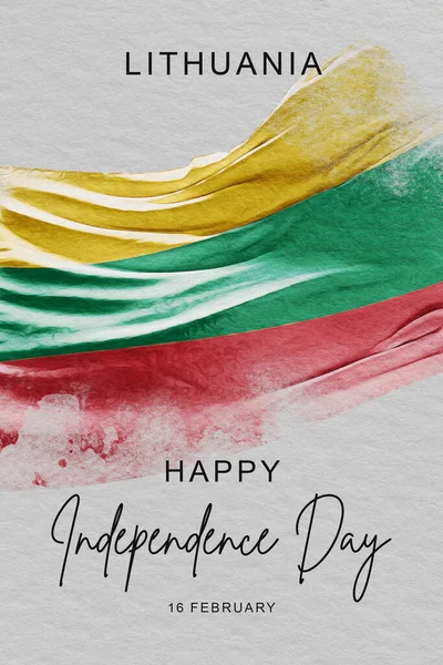 Lithuania Independence day banner, Social Media Design Template