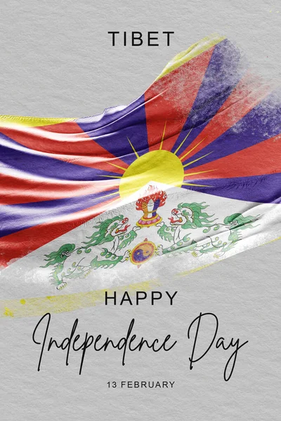 Tibet Independence day banner, Social Media Design Template