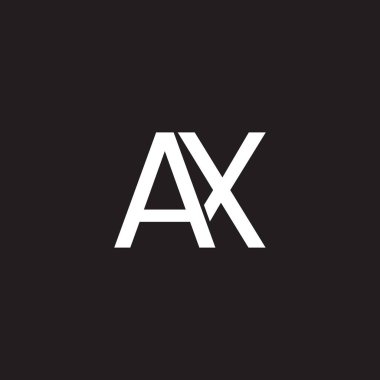 Siyah beyaz bir logo ve baltalı.