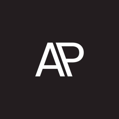Siyah beyaz bir logo. Üzerinde AP harfi var.
