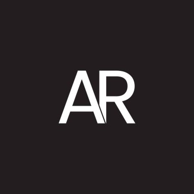 Siyah beyaz bir logo, üzerinde 