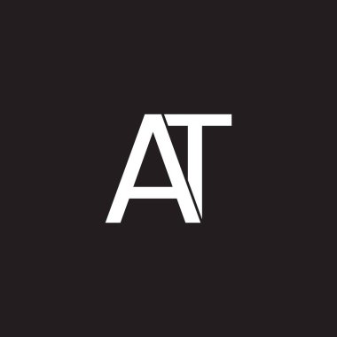 Üzerinde harfler olan siyah beyaz bir logo.