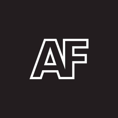 Siyah ve beyaz bir logo.