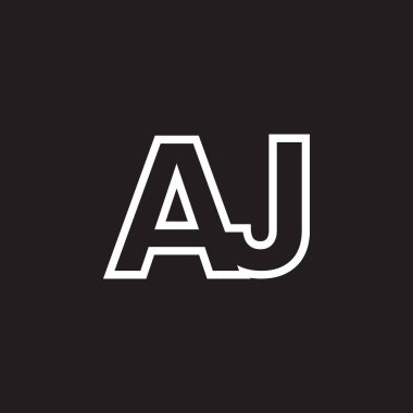 siyah ve beyaz harfler aj