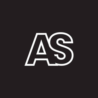 Üzerinde harfler olan siyah beyaz bir logo