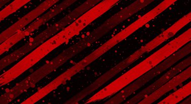 Tekrarlanan çubuklarla koyu kırmızı vektör arkaplan. Çizgileri olan modern geometrik soyut çizimler. Reklamlar için akıllı tasarım, poster