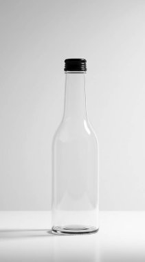 boş etiketli boş cam kavanoz