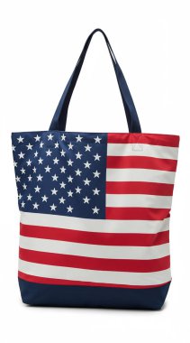 ABD bayrağı çantada.