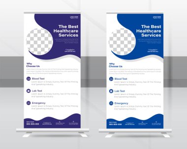 Tıbbi Afiş Tasarımı veya Sağlık Hizmetleri ve Dl Flyer Tasarım Şablonu.