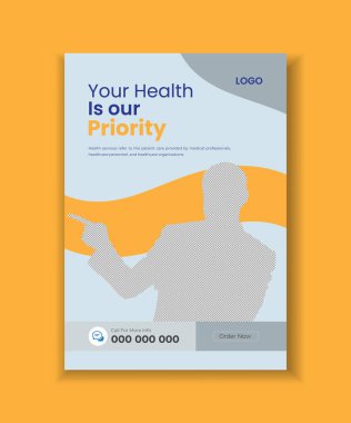 Tıbbi poster, kitap kapağı, Dl Flyer, ve Rack Kart Tasarımı