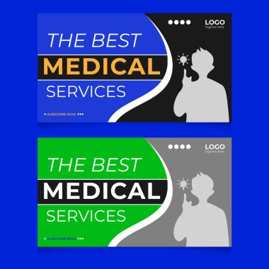 Canlı yayınınız için tıbbi YouTube küçük resim tasarımı