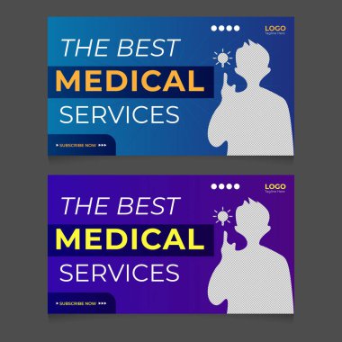 Canlı yayınınız için tıbbi YouTube küçük resim tasarımı