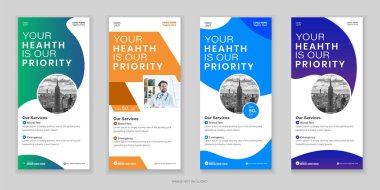 Tıbbî Paket Katlama, DL Flyer ve Rack Kart Tasarım Şablonu