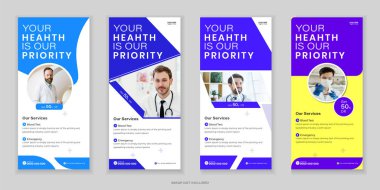 Tıbbî Paket Katlama, DL Flyer ve Rack Kart Tasarım Şablonu