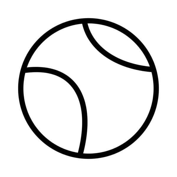 Beyaz arkaplanda siyah beyaz bir tenis ikonu