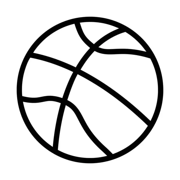 Beyaz arka planda siyah beyaz basketbol ikonu