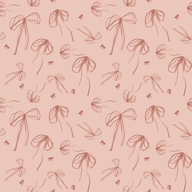 Kalemle çizilmiş kusursuz yay desenli el mocha mus renginde. Kahverengi paletli şirin bir iz. Eski model. Yüksek kaliteli illüstrasyon