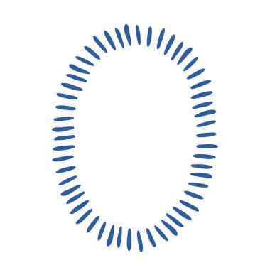 Düğün davetiyeleri, tebrik kartları posterleri, markalar ve minimalist tasarım için ideal düz çerçeveli kesik bir çerçeve. Vektör İllüstrasyonu