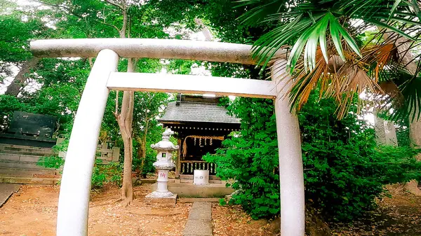 stock image Kashima Shrine in Shishihone, Edogawa-ku, TokyoThe date of construction of Shishihone Kashima Shrine is unknown, but it was called Gosha Shinmyosha and was the village shrine of Shishihone village.https://youtu.be/n86k1uUJf4I