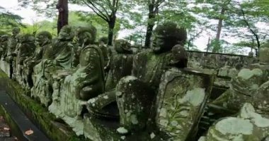 Kita-in Tapınağı 'nın 500 Arhat' ı. Kita-in Tapınağı Kosenba-cho, Kawagoe City, Saitama Bölgesi, Japonya 'da bulunur. Ryogen (Jie Daishi veya Gensan Daishi olarak da bilinir) ve Kawagoe Daishi olarak da bilinir..
