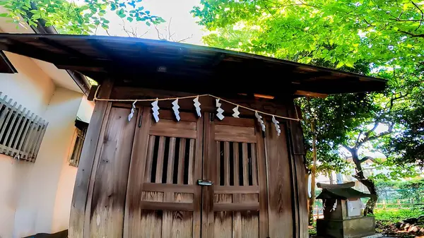 stock image Hiyoshi Shrine, Miyamachi, Fuchu City, TokyoThis shrine is located in Miyamachi, Fuchu City, Tokyo, a short walk north from the main gate of Tokyo Racecourse