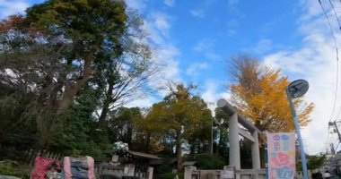 Asagaya Shinmei-gu Ana Salonu. Asagaya Shinmei Tapınağı, Asagaya Kita, Suginami Ward, Tokyo 'da bir türbedir..