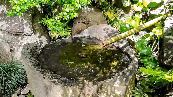 stock image Fukutoku Shrine in NihonbashiLocated to the east of Mitsukoshimae Station on the Tokyo MetroIt is said to have been enshrined there since the Jogan era (859-876)