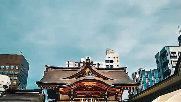 stock image Suitengu Shrine, Kakigaracho, Nihonbashi, Chuo-ku, TokyoBranch shrine of Kurume Suitengu Shrine in Kurume City, Fukuoka PrefectureIn September 1818, the 9th feudal lord Arima Yorinori enshrined a branch spirit