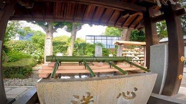 Shrine in Setagaya Ward, Tokyo. Enshrining Yoshida Shoin, a thinker and educator from the end of the Edo period clipart