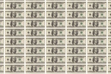 Birçok 100 dolarlık banknotların arka plan olarak tekrarlanmasının sebebi 