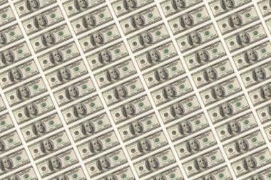 Birçok 100 dolarlık banknotların arka plan olarak tekrarlanmasının sebebi 