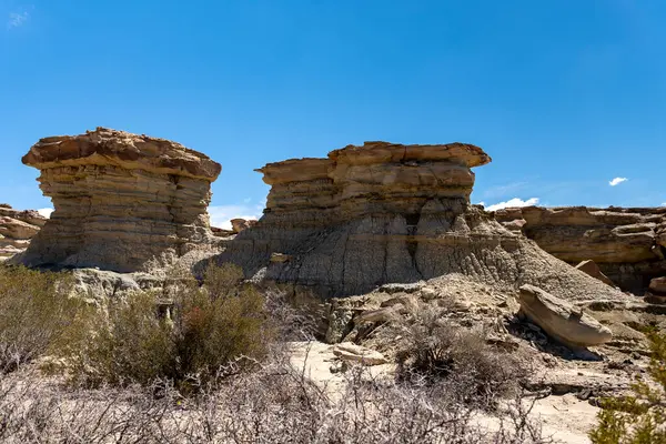 Ay Vadisi, Ischigualasto Parkı, Arjantin 'de sihirli taş ve kaya şekilli inanılmaz manzaralar. 