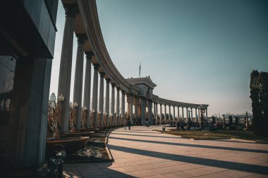 Moskova şehri sokak manzarası