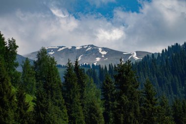 Dağ manzarası, güzel dağlar, doğa, seyahat, doğa, yaz